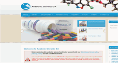 Desktop Screenshot of anabolicsteroids.co.za